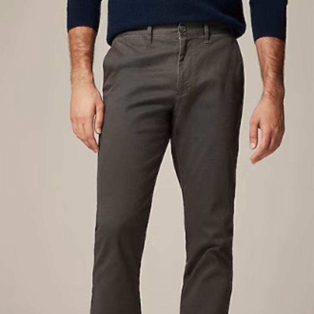 JCREW Men's Stretch Chinos Gray Pants